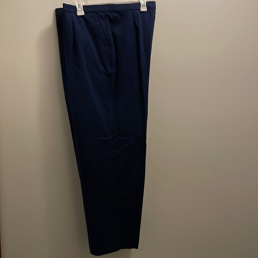 Zipper front button pants